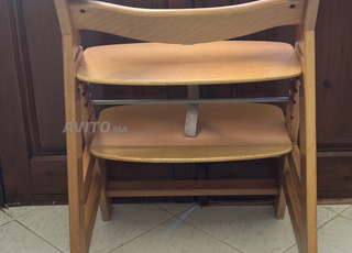 Chaise Bébé en bois 