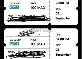 Categorie 3 Maroc ticket 