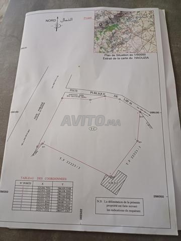 Vente terrain oulad rahmoune el hawziya