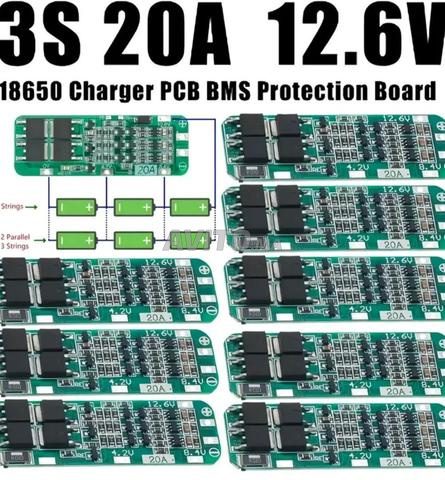 BMS 3S 20A 12,V , For Batterie Lithium-ion - 2