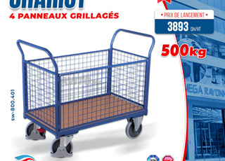 CHARIOT 4 PANNEAUXGRILLAGES 