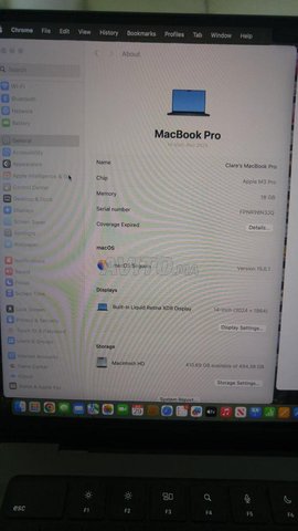 macbook pro 14 inch m3 pro 18gb ram 512 ssd 