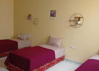 lits en dortoir dans Riad familial