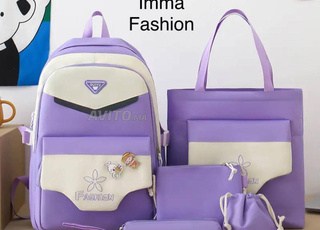 مجموعه  رائعة بلون أحمر أنيق عملية ومناسبة 