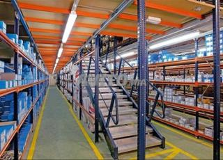 Rayonnage pour stock des palettes 