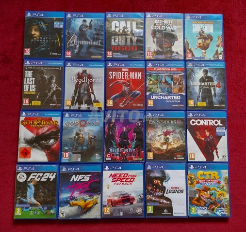 jeux disc PS4 