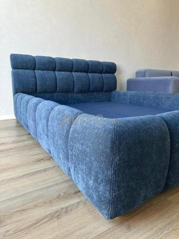 Lit tapissier haut de gamme sur mesure