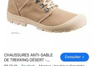 Chaussure chasse desert forclaz
