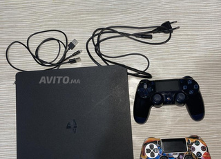 ps4 slim flashe 2 manettes 