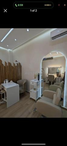 Chaise de coiffure salon de beauté 