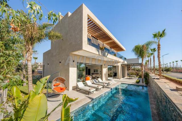 Villa de luxe à Marrakech avec hammam et piscine