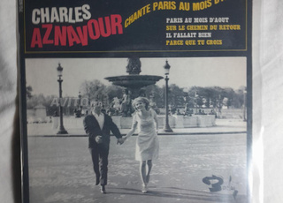 Collection Vinyle 45 tours charles aznavour 
