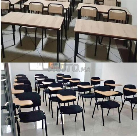 تصنيع  chaise avec écritoires prix usine  tétouan