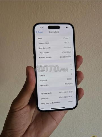 iphone 15 Ba9i n9i 128 battery 100 - 2