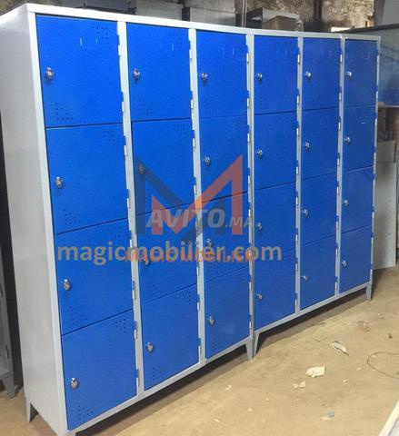 🌟 Vestiaire Métallique Solide Pratique et Durable - 2