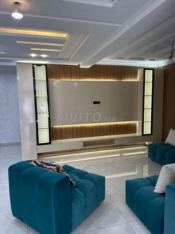 Décoration salon – meuble TV moderne LED - 2