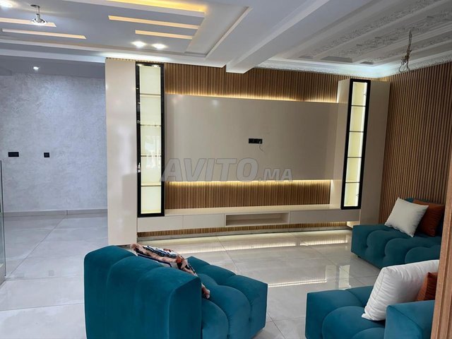 Décoration salon – meuble TV moderne LED