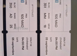 tickets maroc - niger