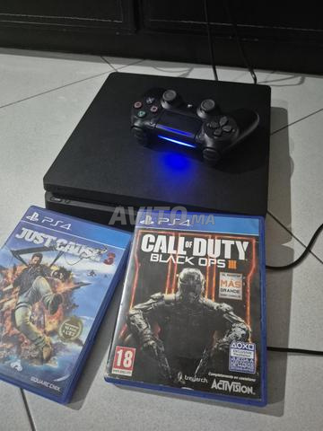 ps4 slim 500gb avec compte 13 jeux et 2 cd - 2