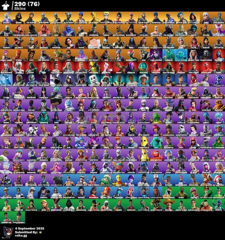 Fortnite ikonik/ galaxy 290 skin 