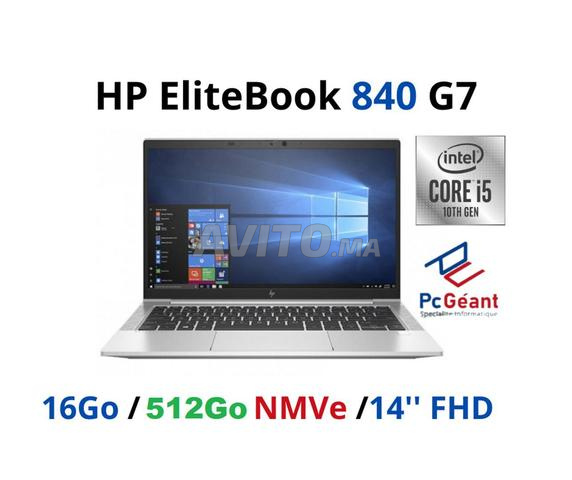 HP 840 G7 I5 10EME GÉNÉRATION RAM 16GO SSD 512GO