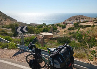 Vélo de voyage Fahrrad T500 Chromoly