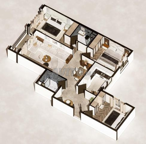 Appartement à vendre 109m² Résidence Kenz. Kénitra