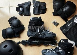 rollers neufs Oxelo MF140 (43-44) avec protections