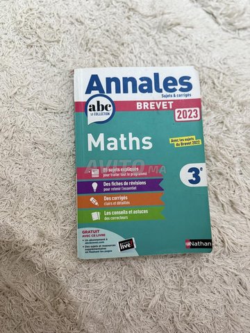 PACK annals brevet math et français 