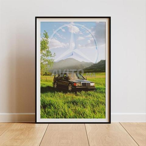 Tableau decorative personnalisée mercedes audi...
