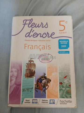 livre fleurs d'encre 5e cycle édition 2022