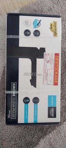mitigeur Grohe lavabo noir neuf