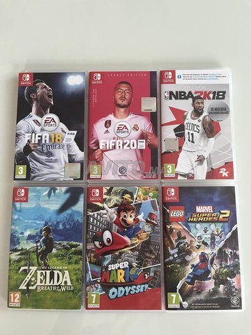 Pack de 6 jeux Nintendo Switch