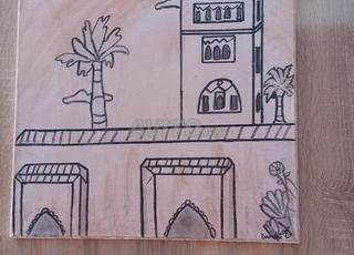 tableaux des monuments historiques de Marrakech 