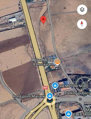 Terrain a vendre près de rond point marjane 