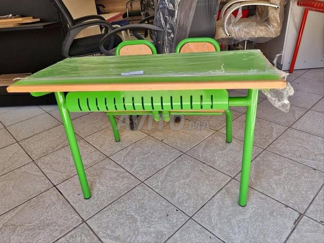 Table double places scolaire disponible en stock
