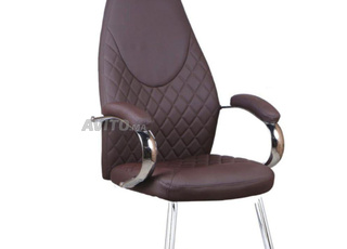 chaise visiteur en similicuir confort