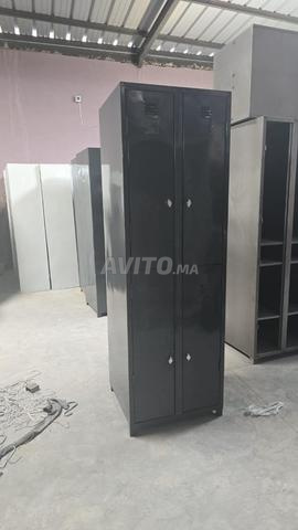Vestiaire monobloc 4 portes métallique dispo