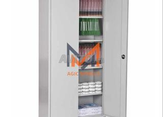 ARMOIRE HAUTE MÉTALLIQUE – 2 PORTES BATTANTES 