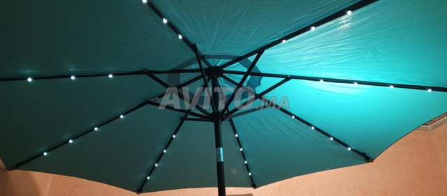 parasol terrasse avec led solaire