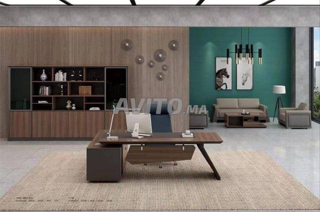 Bureau direction avec finition brillante  - 2