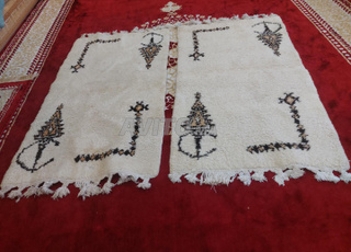 2 tapis berbère fait à main 