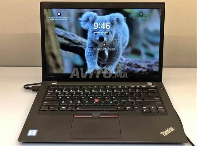 Lenovo i5 7ème Ram 8 Disc 256 SSD et cartable 