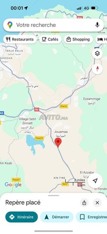 Terrain entre Tanger et Tétouan – face de la RN2