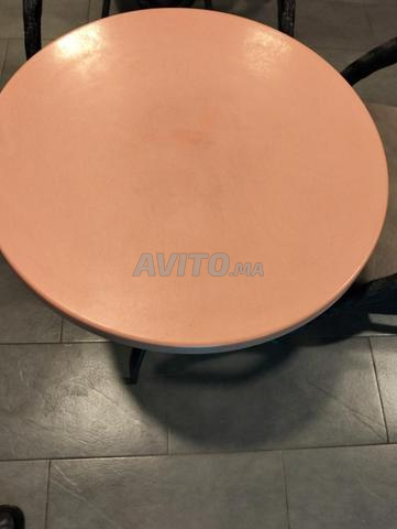 25 tables de cafè 60cm diametre sans pied - 2