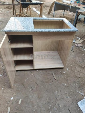 Armoire de cuisine en marbre