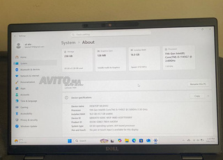 DELL LATITUDE 7420 /16 RAM/ 256 ssd/ i5 11e