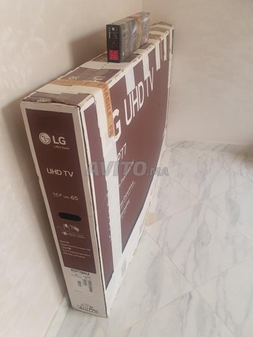 Tv lg 65 pouce 4k smart tv dans le carton 