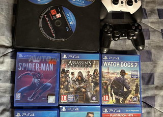 PS4 9 JEUX 3 MANETTE