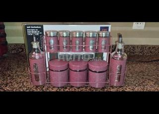 Ensemble épices & huiles – Excellent état    